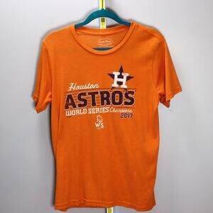 Houston Astros 2017 World Series Majestic Threads Orange T-Shirt‎ Size M